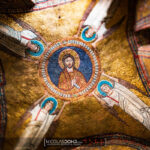 Plafond à la Basilica di Santa Prassede à Rome