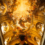 Autoportrait à la Chiesa del Gesù à Rome