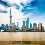 Shanghaï vue du Bund, Chine