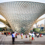 Déambulation dans le parc de l'Exposition Universelle de 2010, Shanghaï, Chine