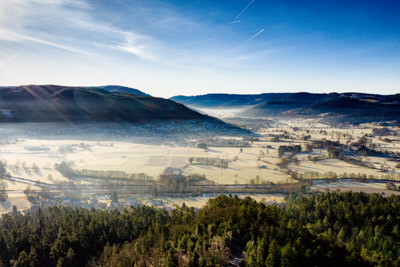 Les Vosges vues d'en haut