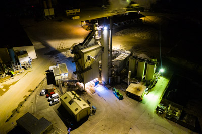 Ste Marguerite chantier/centrale de nuit