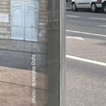 Affiche voie publique de la Métropole de Nancy pour annoncer les 40 ans du classement des trois places au patrimoine mondial de l'UNESCO