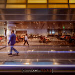 Salle d'attente de l'aéroport de l'aéroport de Doha, Qatar